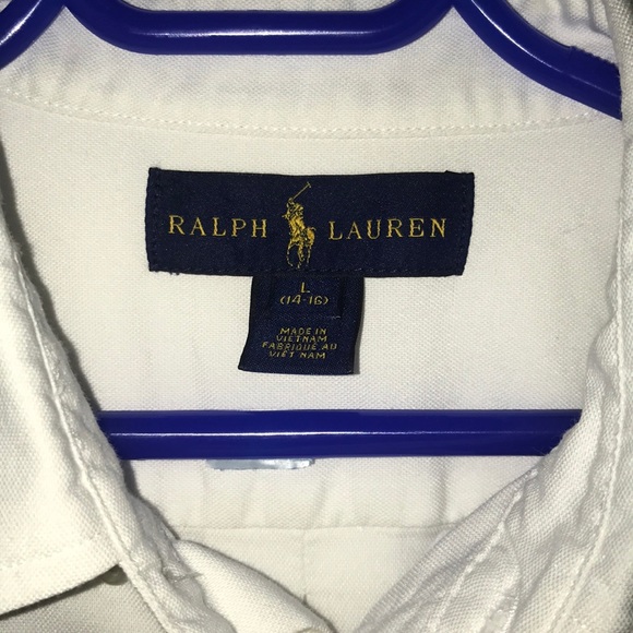 Brand new boys Ralph Lauren white collard shirt - Picture 2 of 4